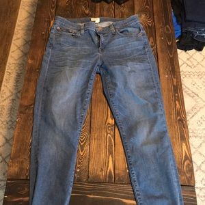 J crew toothpick jean - size 29